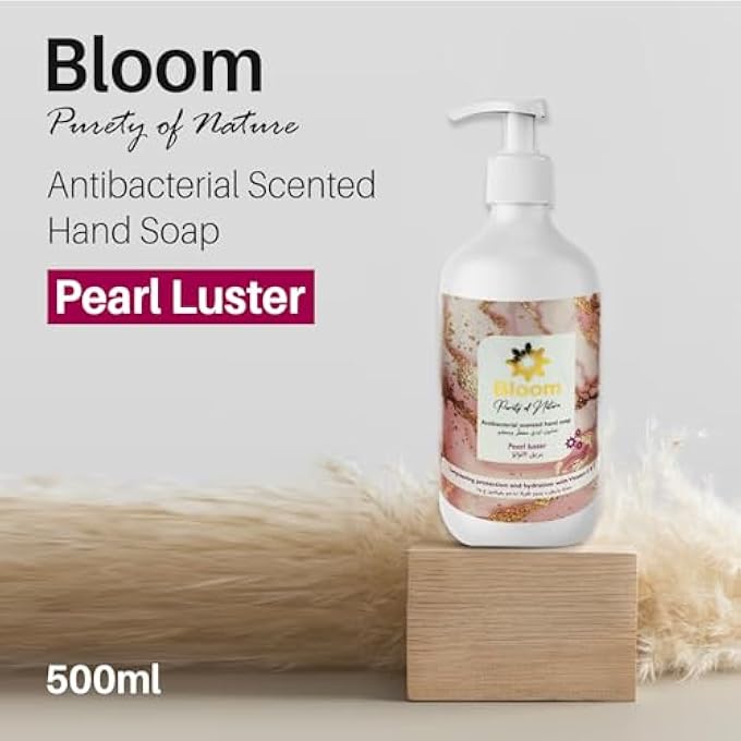 BLOOM KING MARIOT | ANTIBACTERIAL SCENTED HAND SOAP 500ML  PEARL LUSTER FRAGRANCE - Image 4